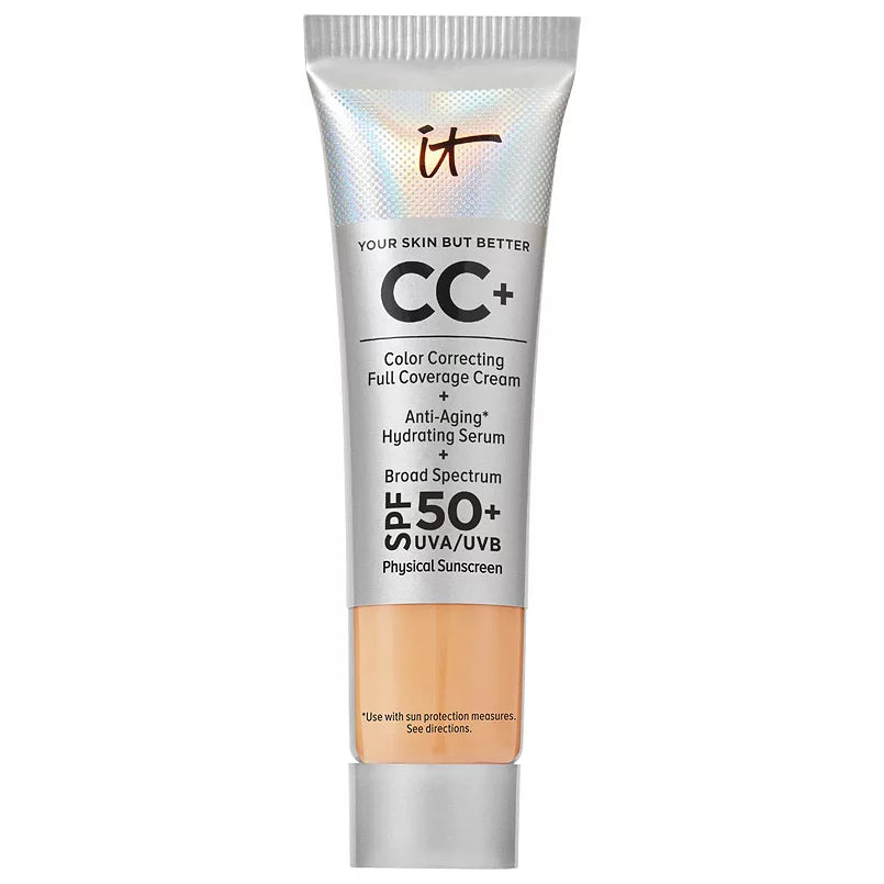 IT Cosmetics CC+ Cream Base de Maquillaje de Cobertura Total con Corrección de Color y SPF 50+