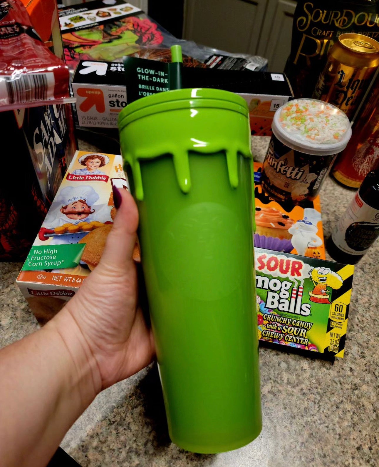 Starbucks Termo Slime Halloween