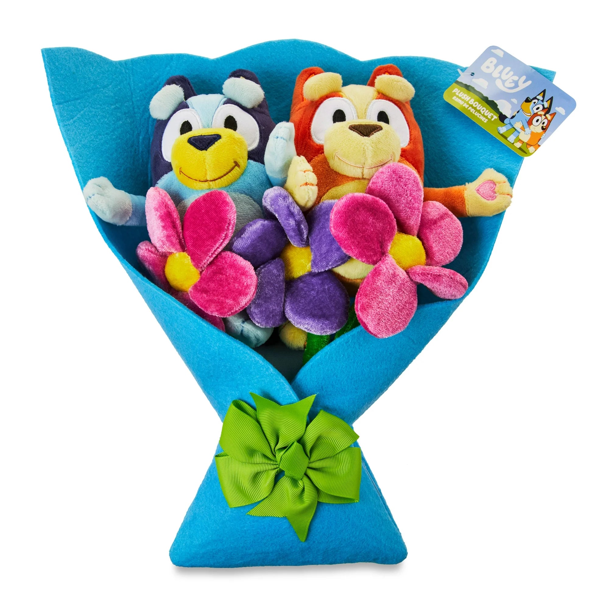 Bluey Y Bingo Peluche Bouquet Ramo San Valentin