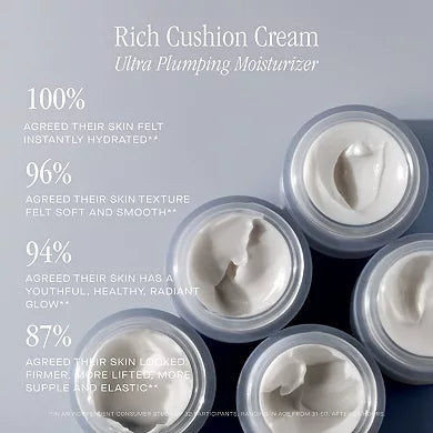 Summer Fridays Rich Cushion Cream Ultra Plumping Moisturizer Crema ultra nutritiva y rellenadora para una hidratación intensa