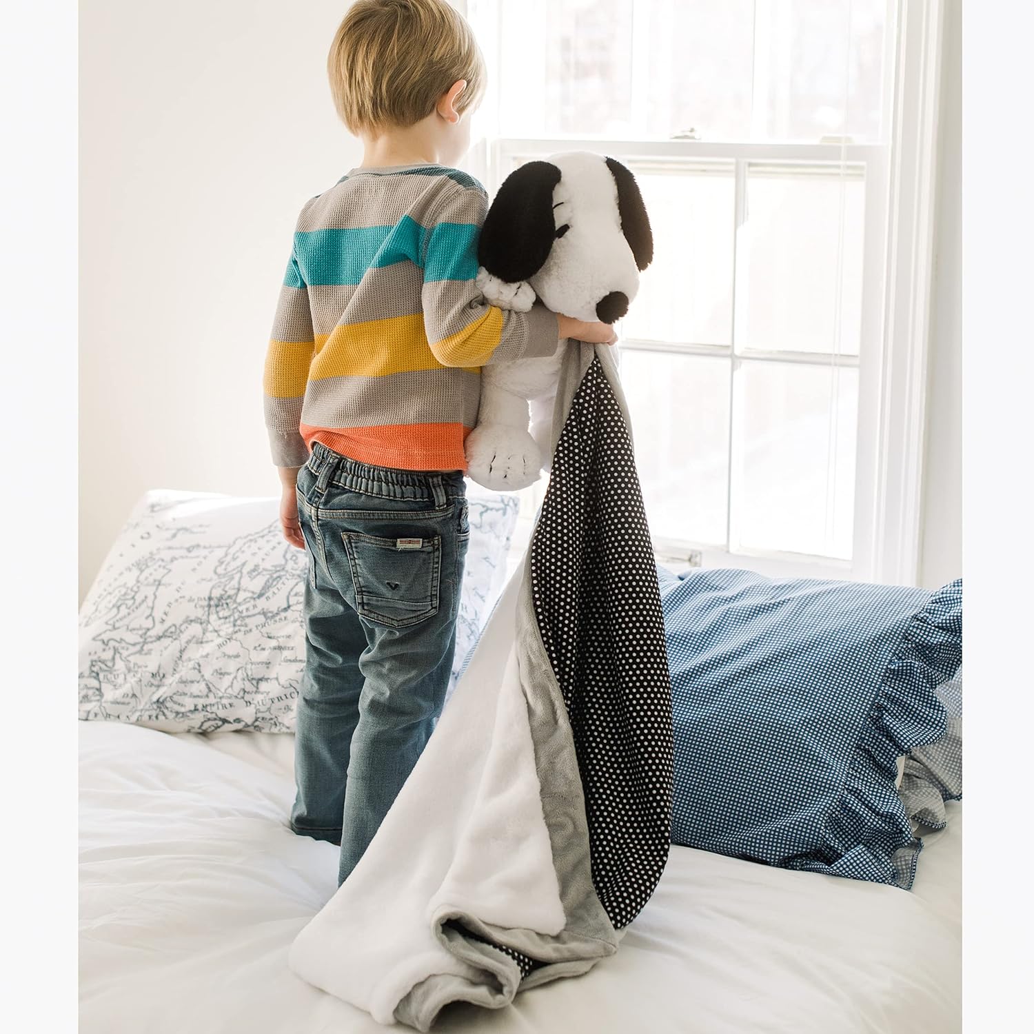 Snoopy Peluche Con Cobija