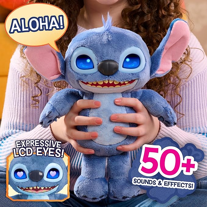 Stitch Peluche interactivo
