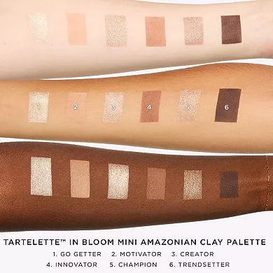 tarte mini tartelette™ in bloom paleta de sombras neutras con arcilla amazónica