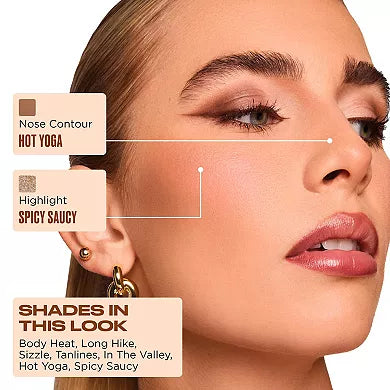 Urban Decay Naked Shaped Paleta de Maquillaje Warm-Toned para Ojos y Rostro