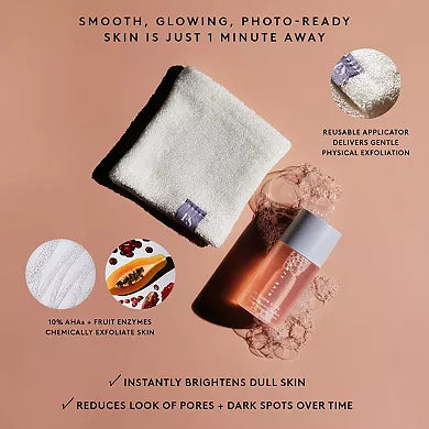 Fenty Skin Pre-Show Glow Tratamiento Reutilizable Instantáneo de Retexturización con 10% AHA