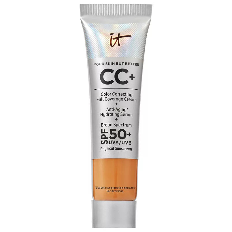 IT Cosmetics CC+ Cream Base de Maquillaje de Cobertura Total con Corrección de Color y SPF 50+