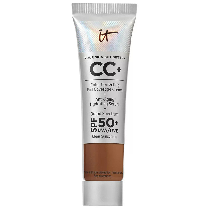 IT Cosmetics CC+ Cream Base de Maquillaje de Cobertura Total con Corrección de Color y SPF 50+