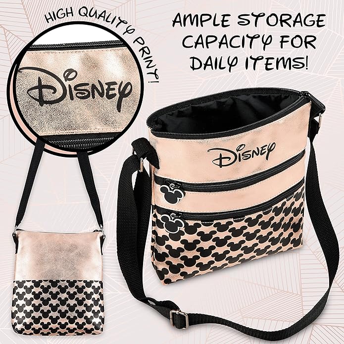Disney Bolsa Crossbody Rose Gold