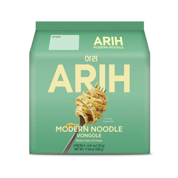 ARIH Ramen BTS Fideos Modernos, Fideos sin Caldo Fusión Coreano-occidental, BTS Paquete de 4