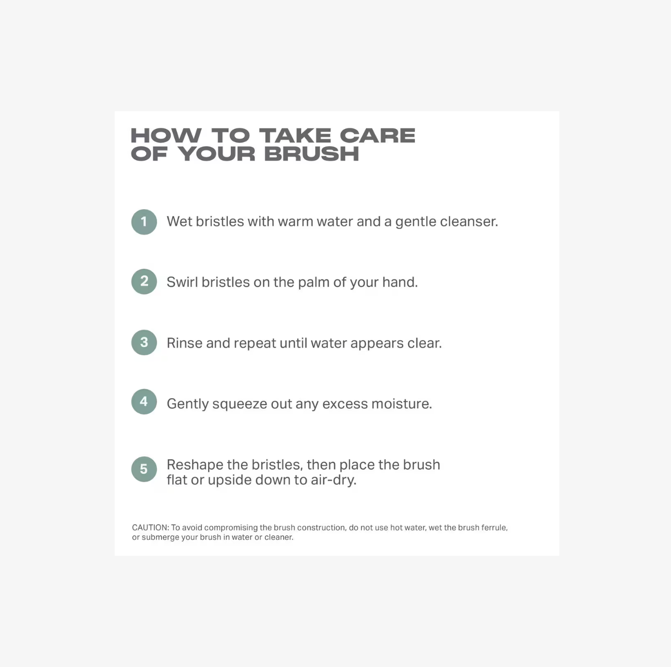 Brocha para Corrector con Punta Redondeada M133