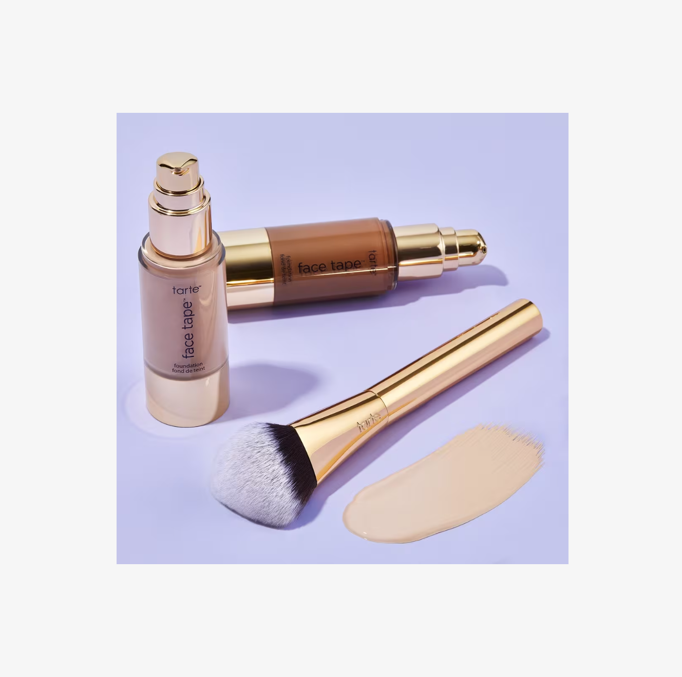 Brocha Face Tape Blurring para Base de Alta Cobertura