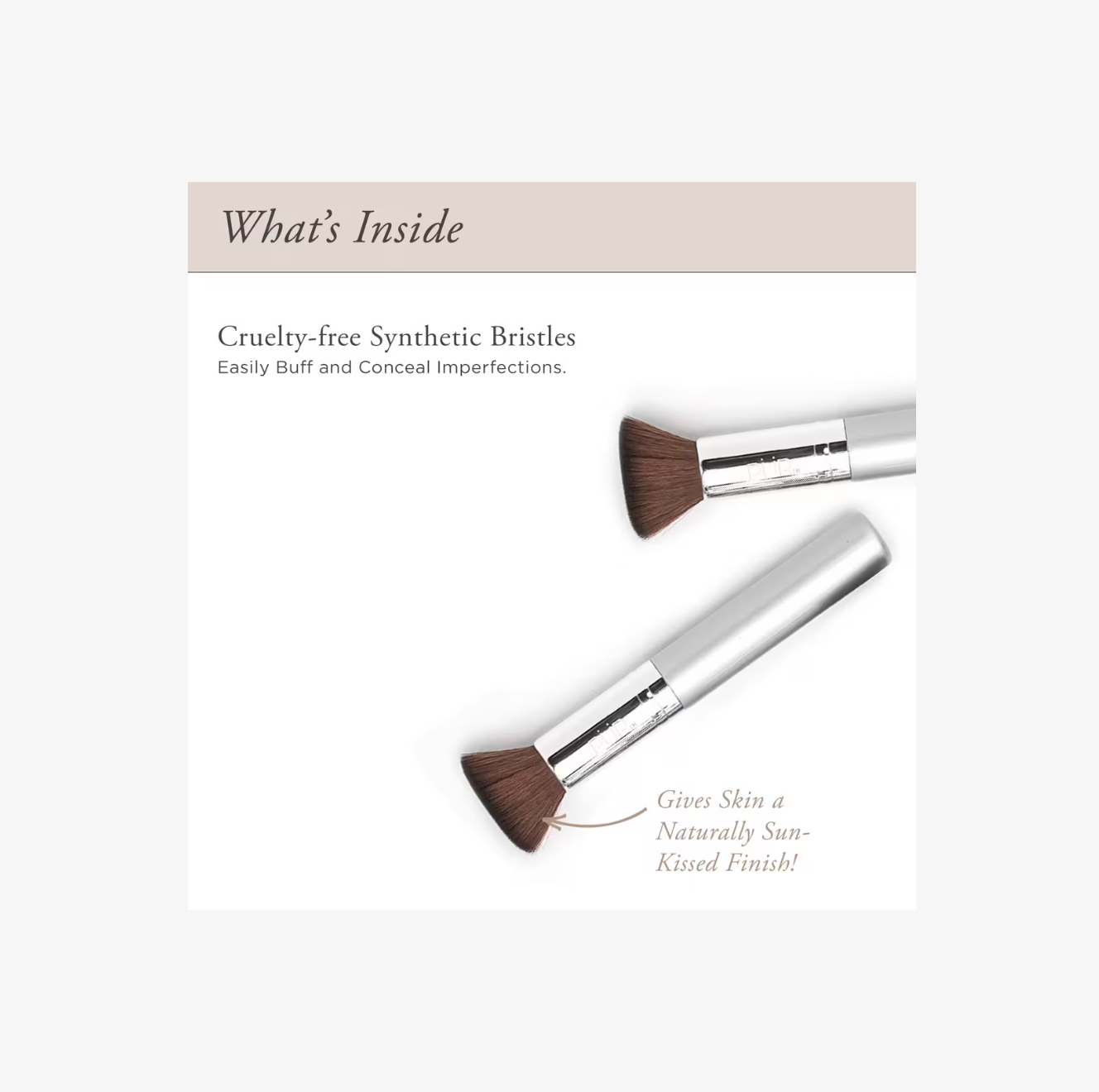 Brocha Chisel Makeup Brush – PÜR