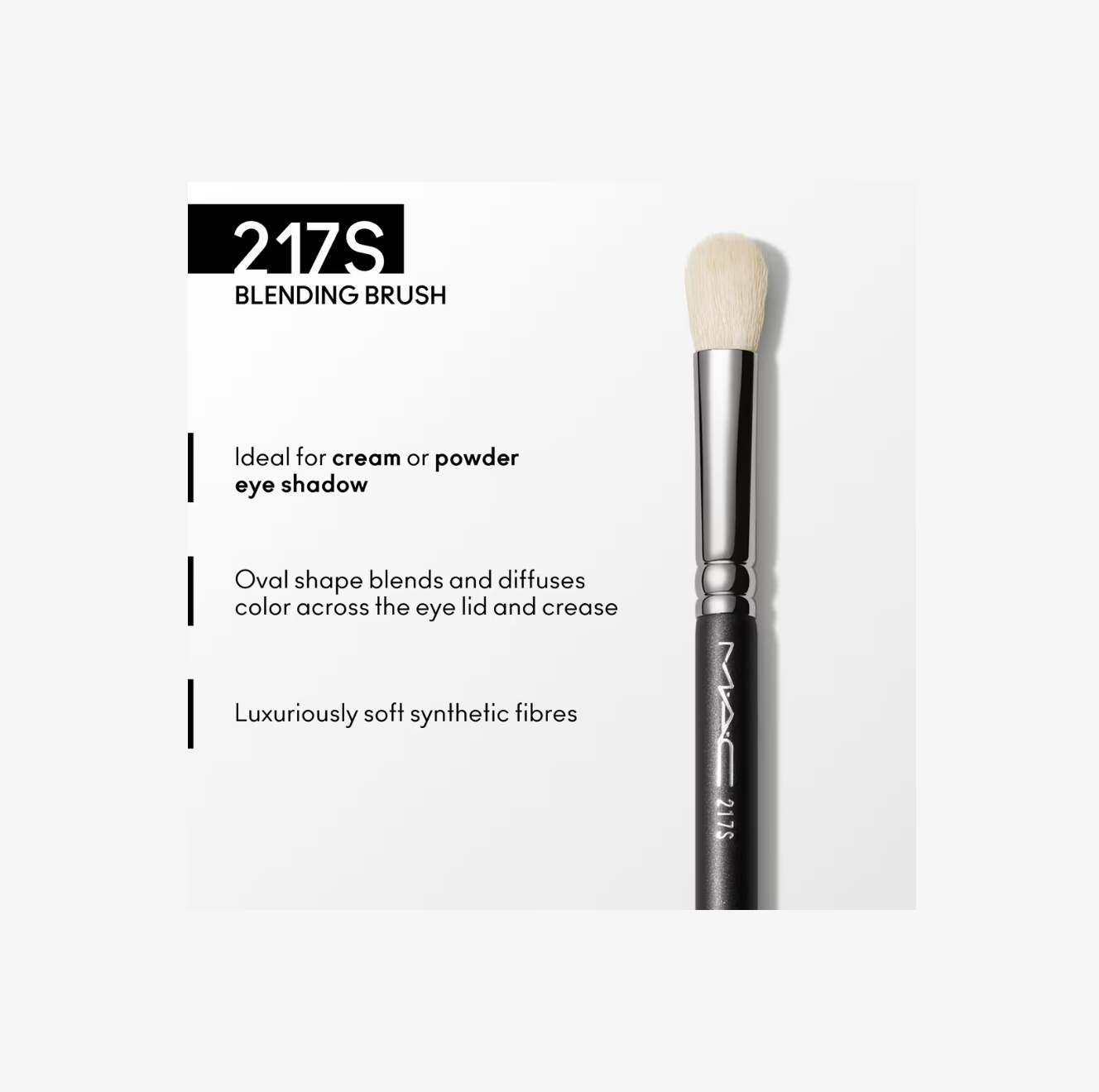 Brocha 217 Synthetic Eyeshadow Blending – MAC