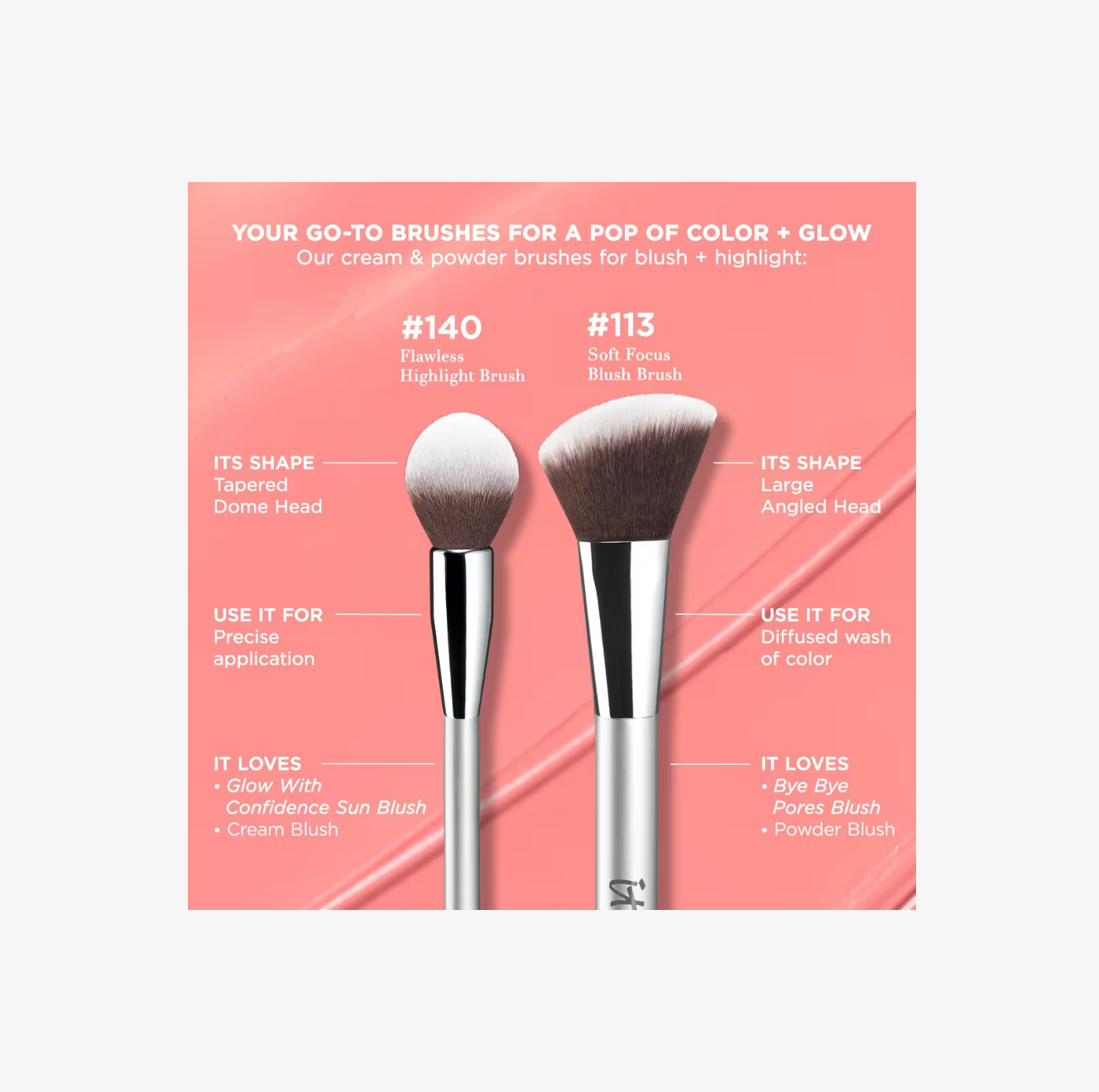 Brocha de Iluminador Impecable Airbrush #140