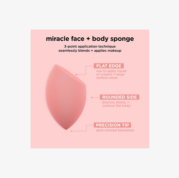 Esponja Miracle Face + Body Makeup Blending Sponge de Real Techniques