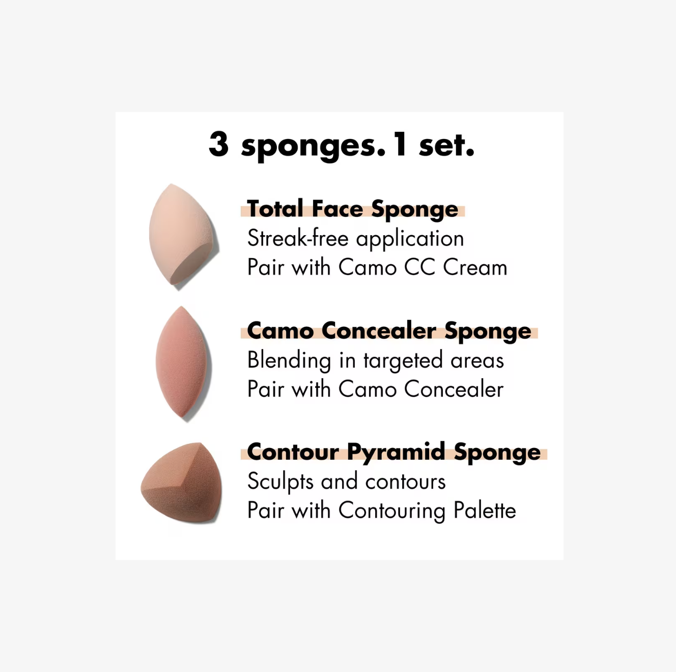 Total Sponge Set – e.l.f. Cosmetics