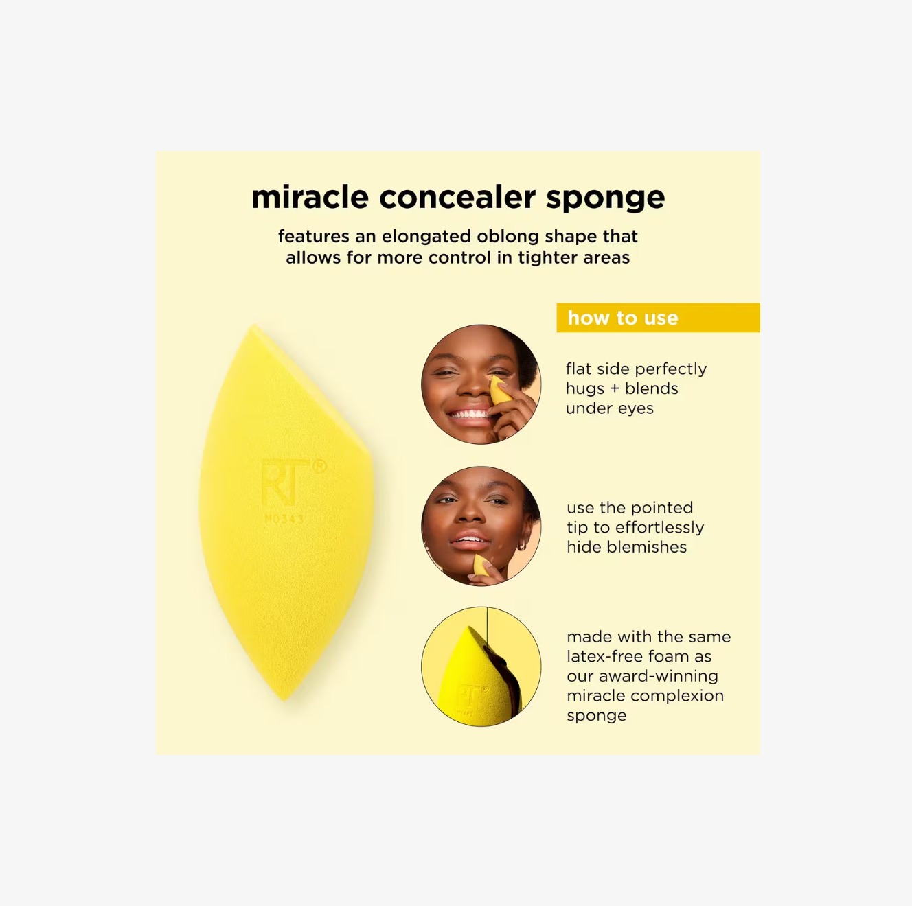 Miracle Concealer Makeup Sponge