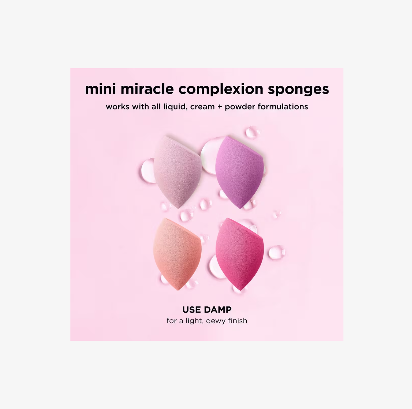 Mini Miracle Complexion Sponge 4-Pack