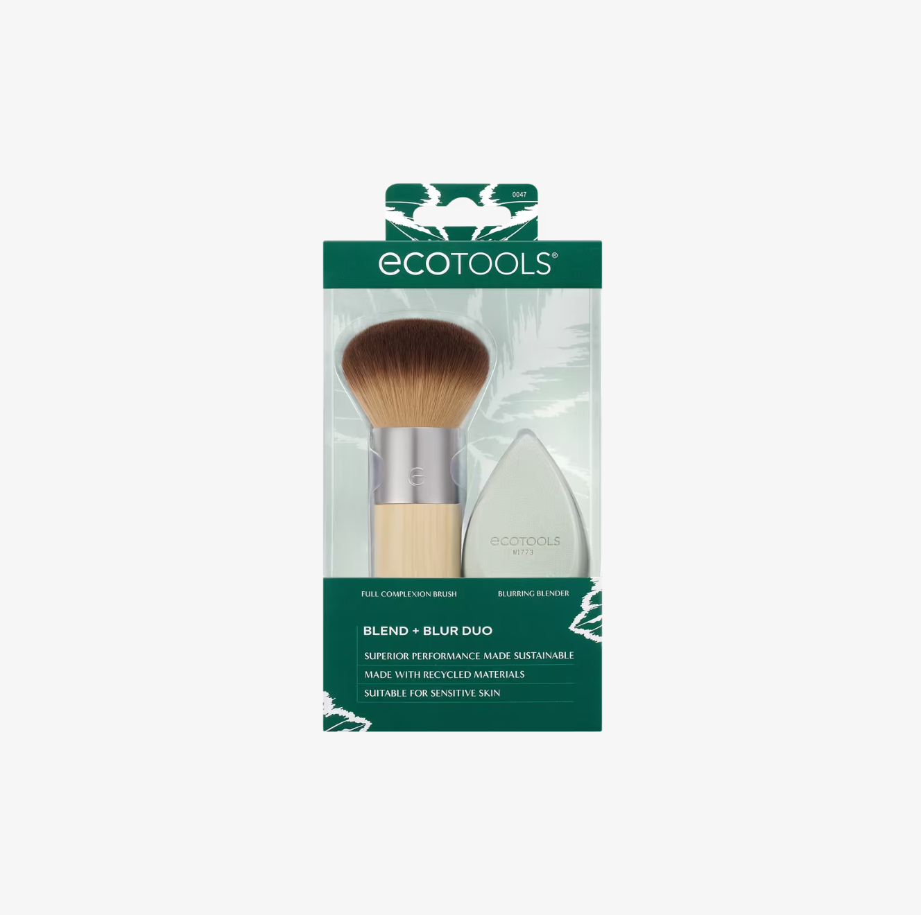 Blend + Blur Makeup Brush & Sponge Duo de EcoTools