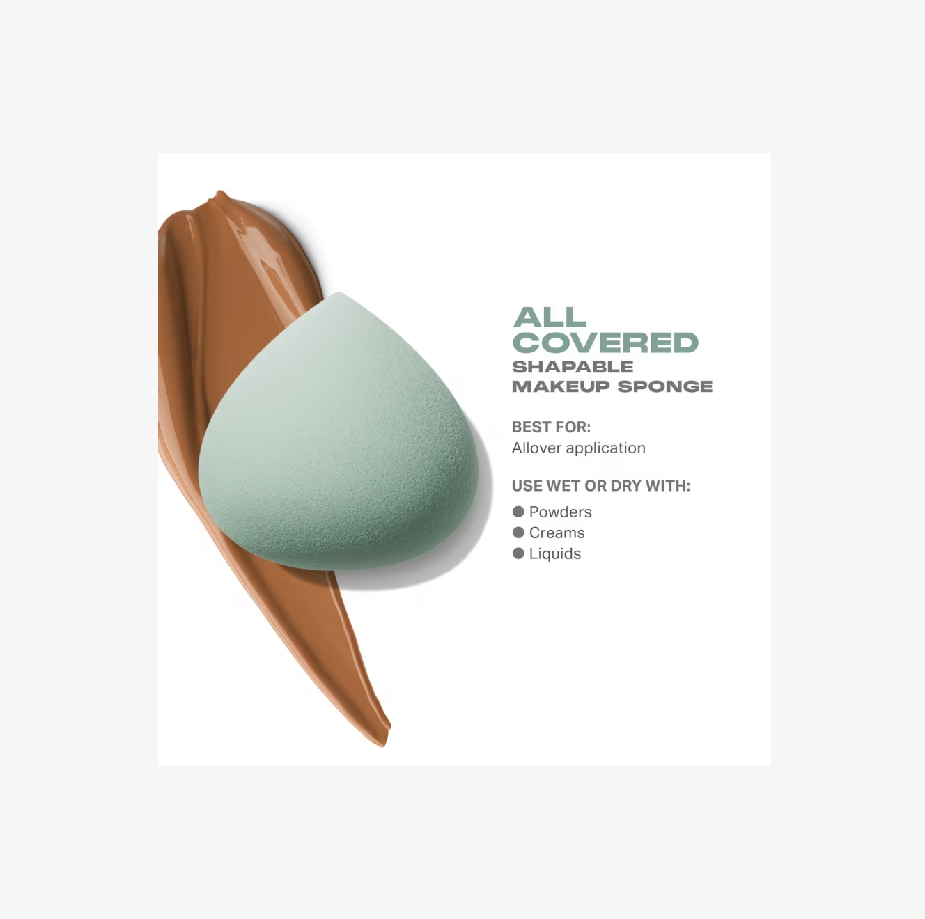 Esponja de Maquillaje Moldeable All Covered