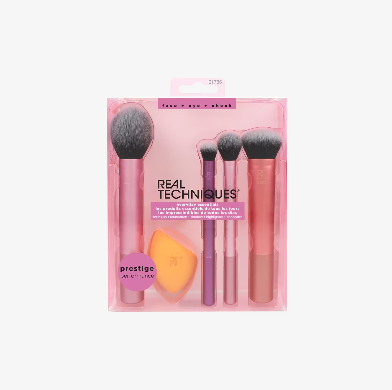 Set de Brochas y Esponja de Maquillaje Everyday Essentials