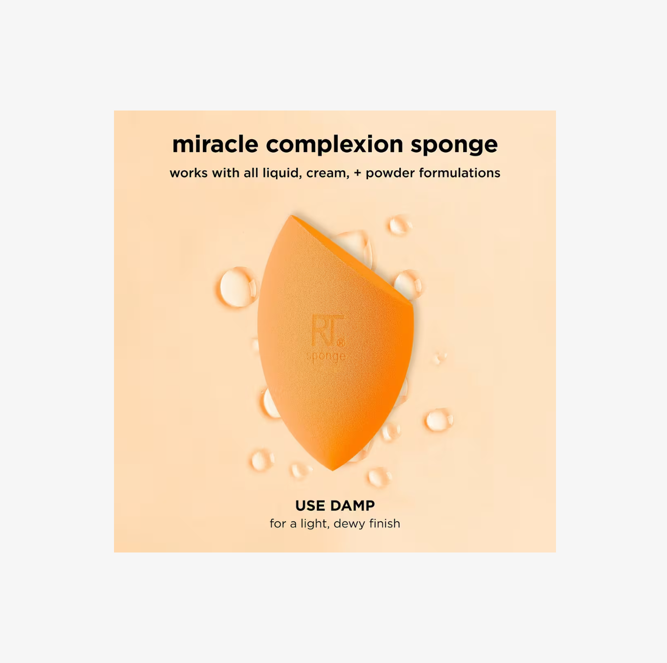 Miracle Complexion Makeup Sponge Duo de Real Techniques