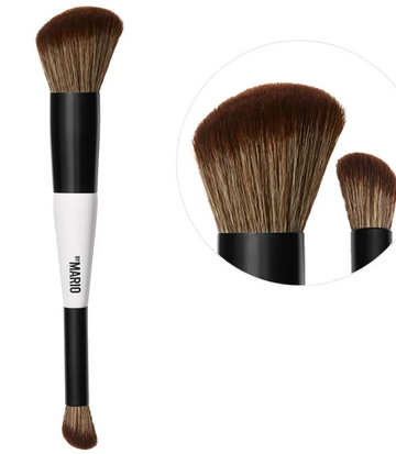 MAKEUP BY MARIO Brocha Doble F1 para Contorno y Rubor (F1 Dual-Ended Contour and Blush Brush)