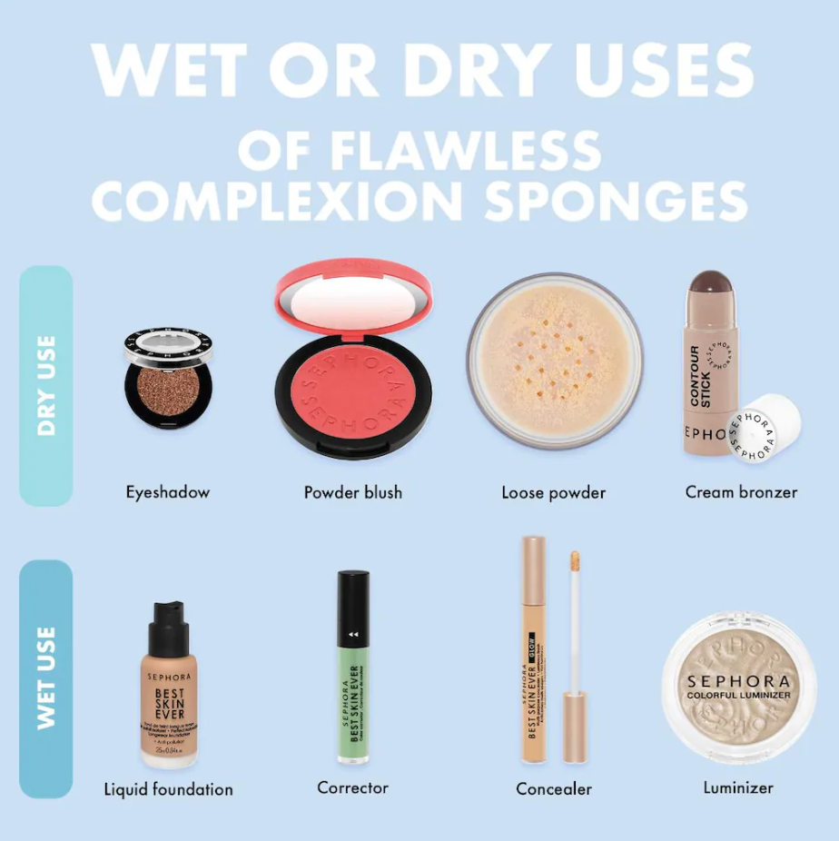 SEPHORA COLLECTION Esponja Angulada para Complexión Impecable