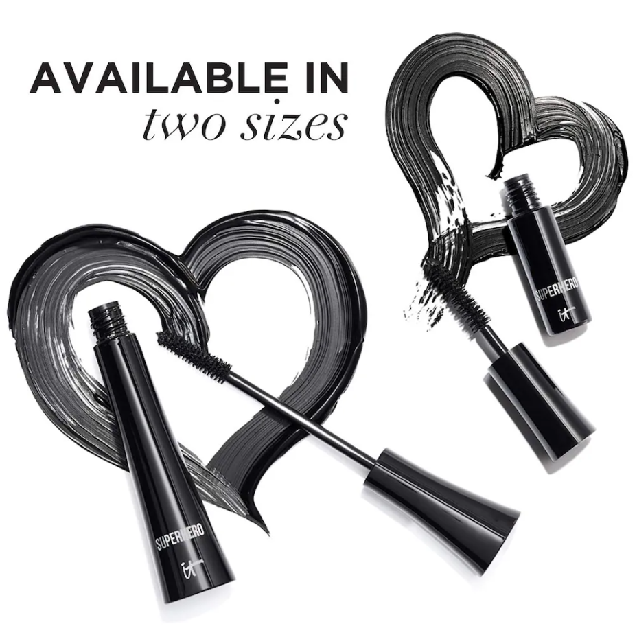 IT Cosmetics Superhero Elastic Stretch Volumizing and Lengthening Mascara