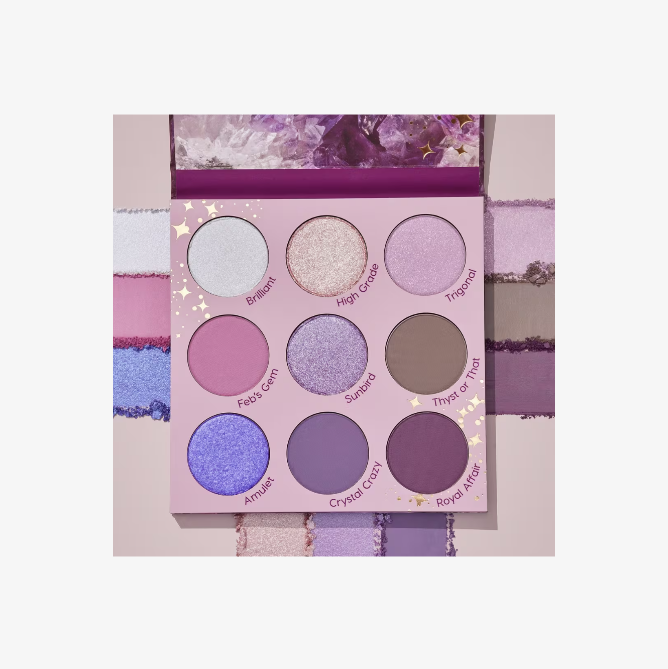 Paleta de Sombras Prensadas All Amethyst