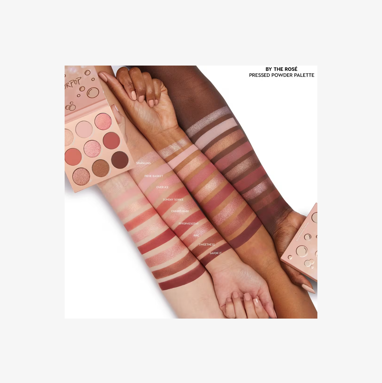 Paleta de Sombras en Polvo Compacto By The Rosé de ColourPop