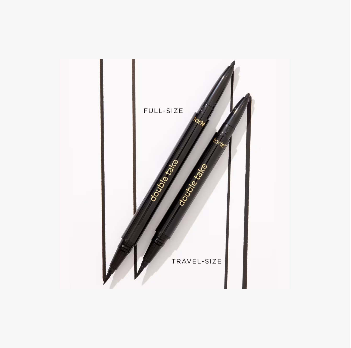 Tarte Travel-Size Double Take Black Liquid & Gel Vegan Eyeliner