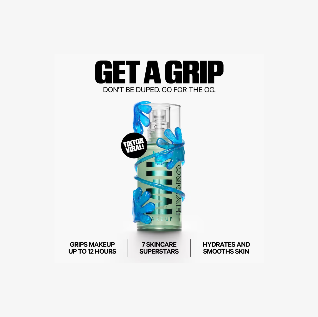 MILK MAKEUP Hydro Grip Hydrating Makeup Primer con Ácido Hialurónico y Niacinamida