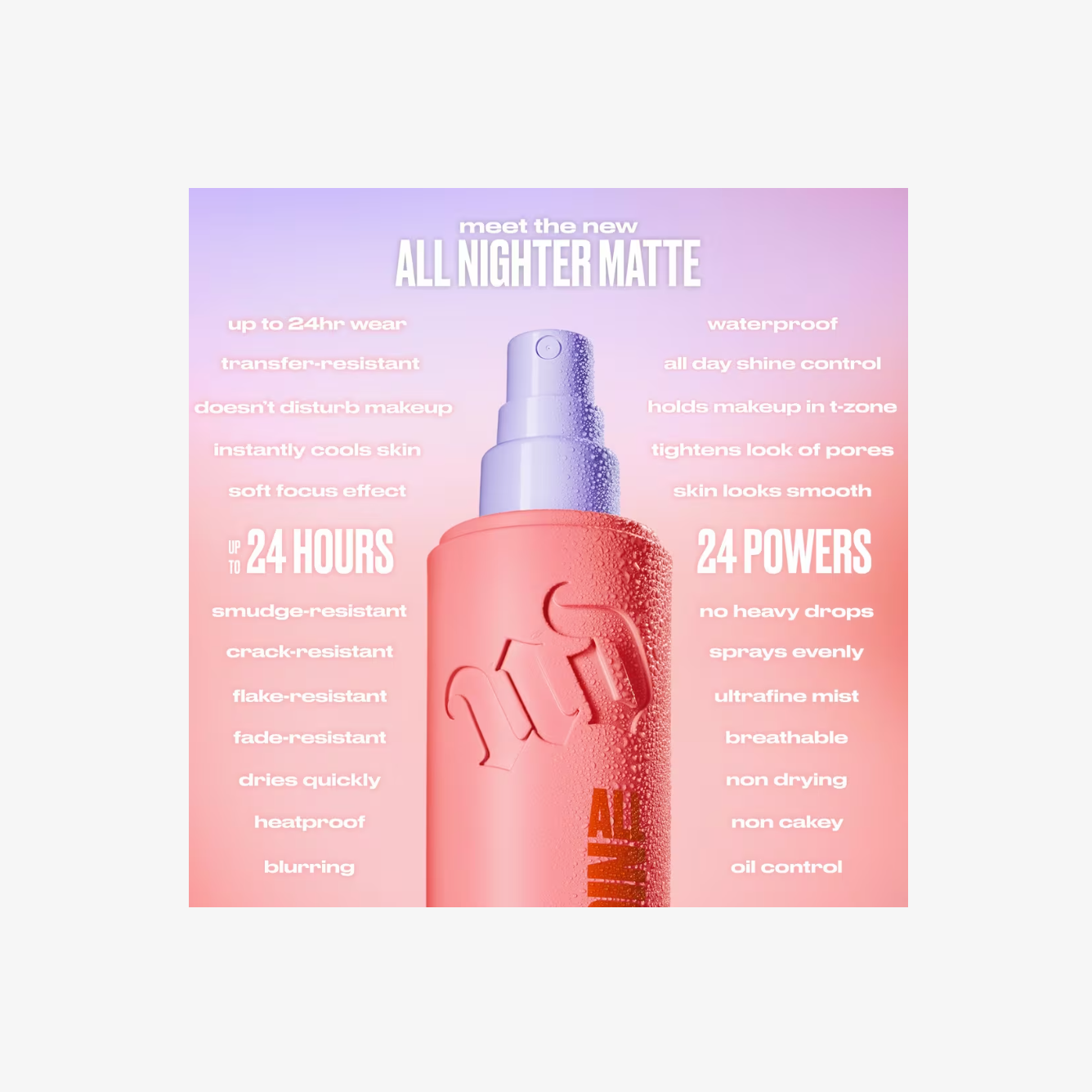 Urban Decay Cosmetics All Nighter Waterproof Matte Setting Spray