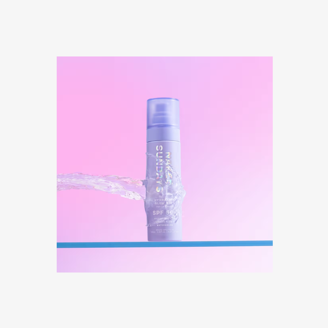 Naked Sundays Hydrating Glow Mist Setting Spray SPF 50+