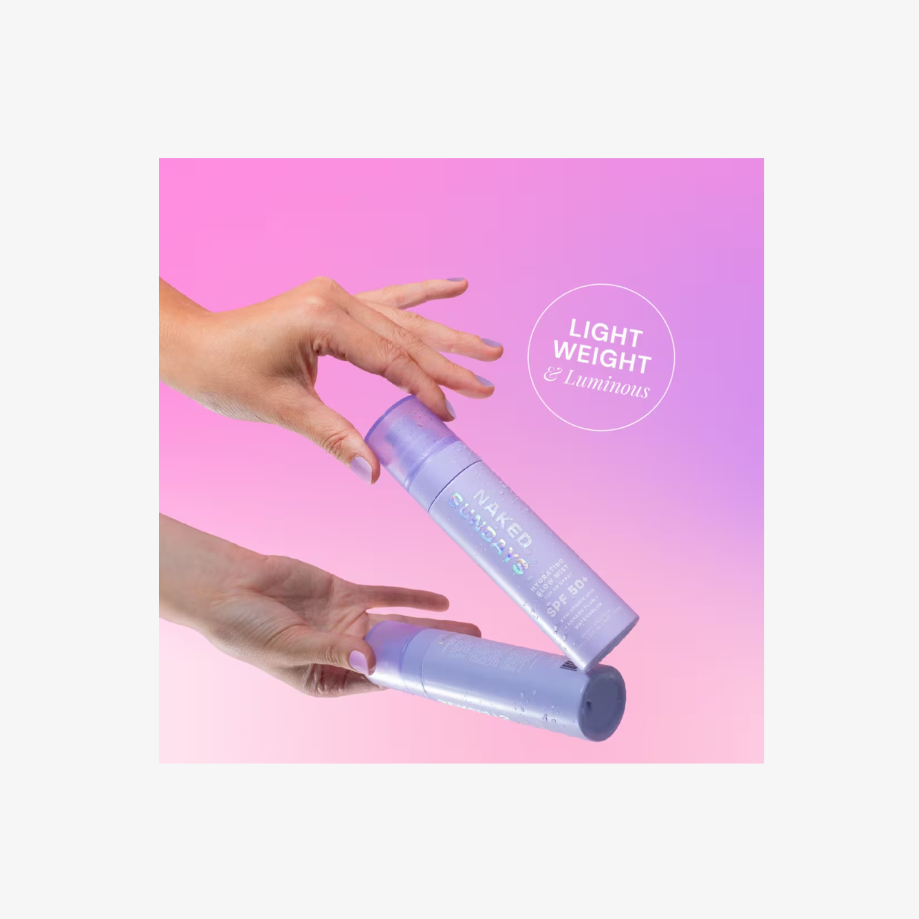 Naked Sundays Hydrating Glow Mist Setting Spray SPF 50+