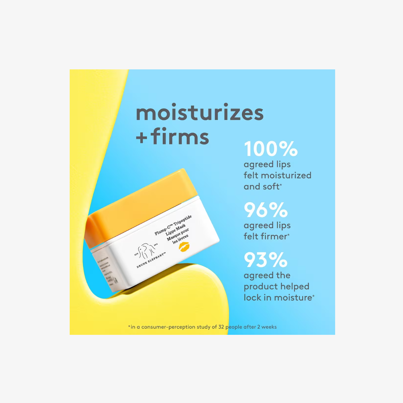 Drunk Elephant Plump-C Tripeptide Lippe Mask