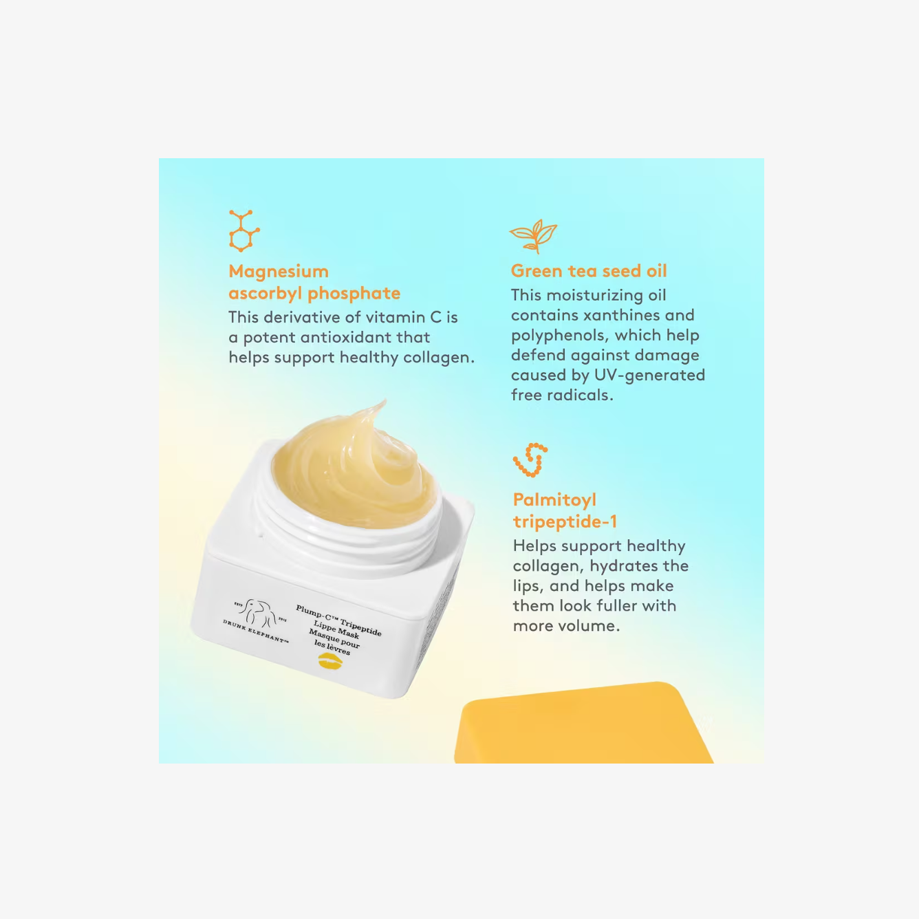 Drunk Elephant Plump-C Tripeptide Lippe Mask