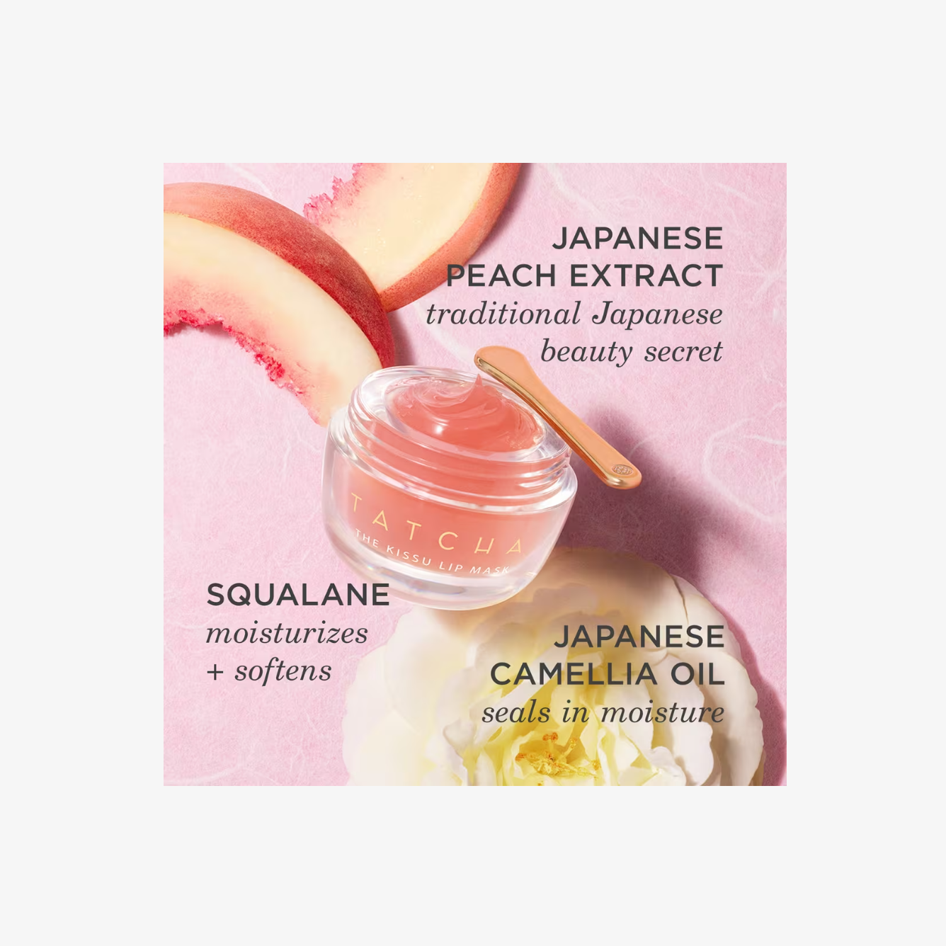 TATCHA The Kissu Mascarilla Hidratante y Voluminizadora para Labios