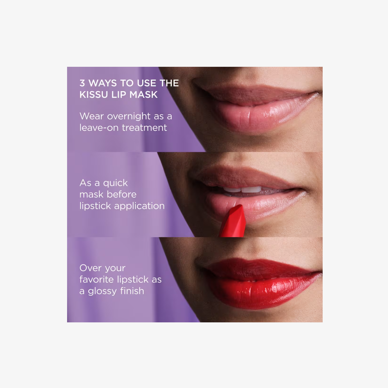 TATCHA The Kissu Mascarilla Hidratante y Voluminizadora para Labios