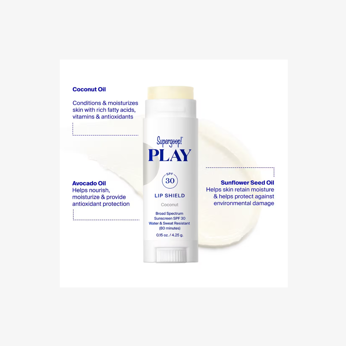 Supergoop! PLAY Lip Shield SPF 30 Bálsamo Labial con Protector Solar
