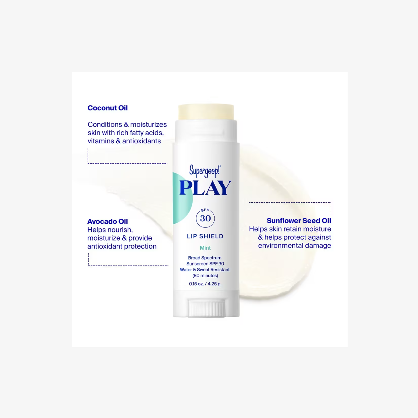 Supergoop! PLAY Lip Shield SPF 30 Bálsamo Labial con Protector Solar