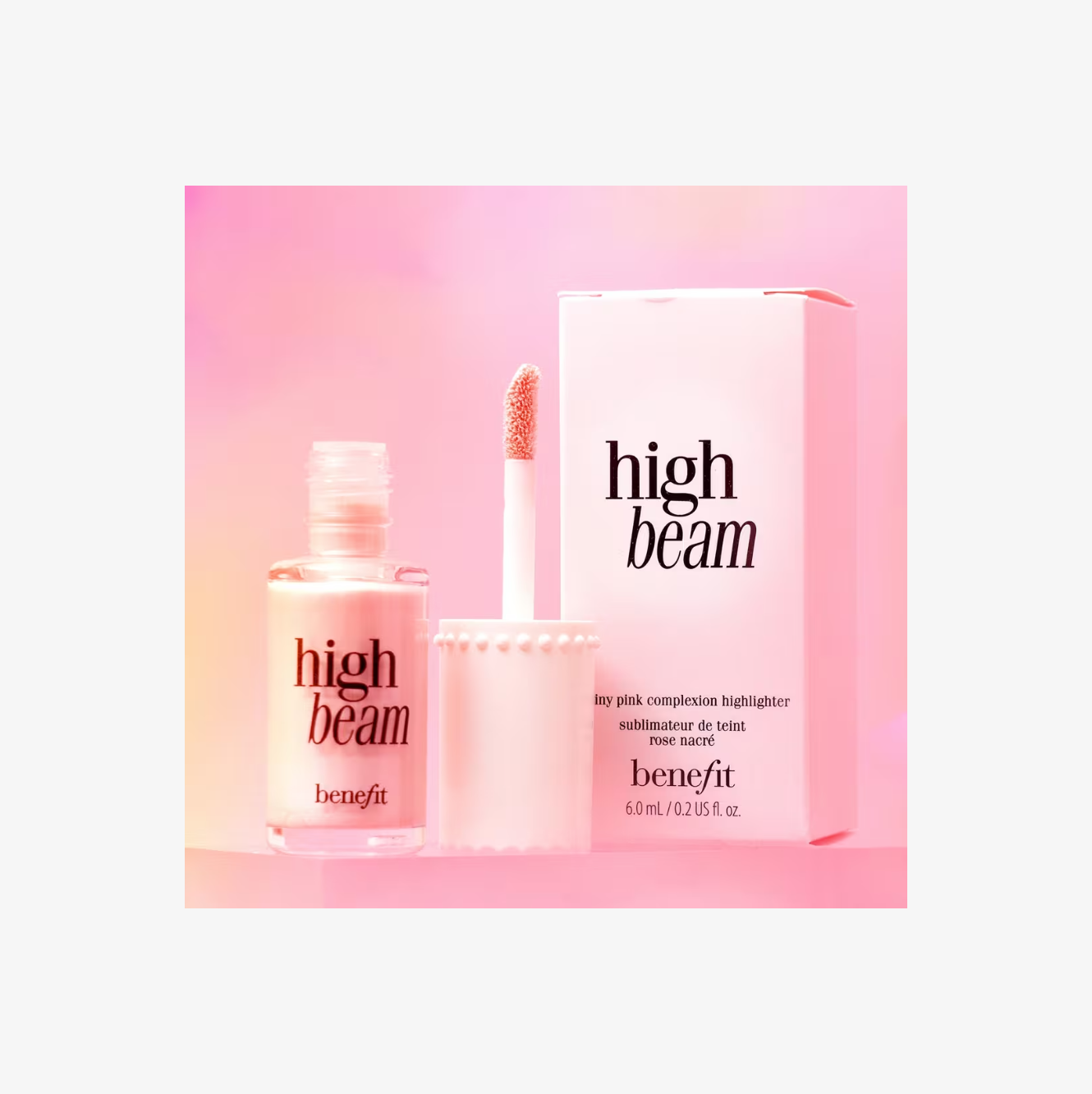 Benefit Cosmetics High Beam Satin Pink Liquid Highlighter