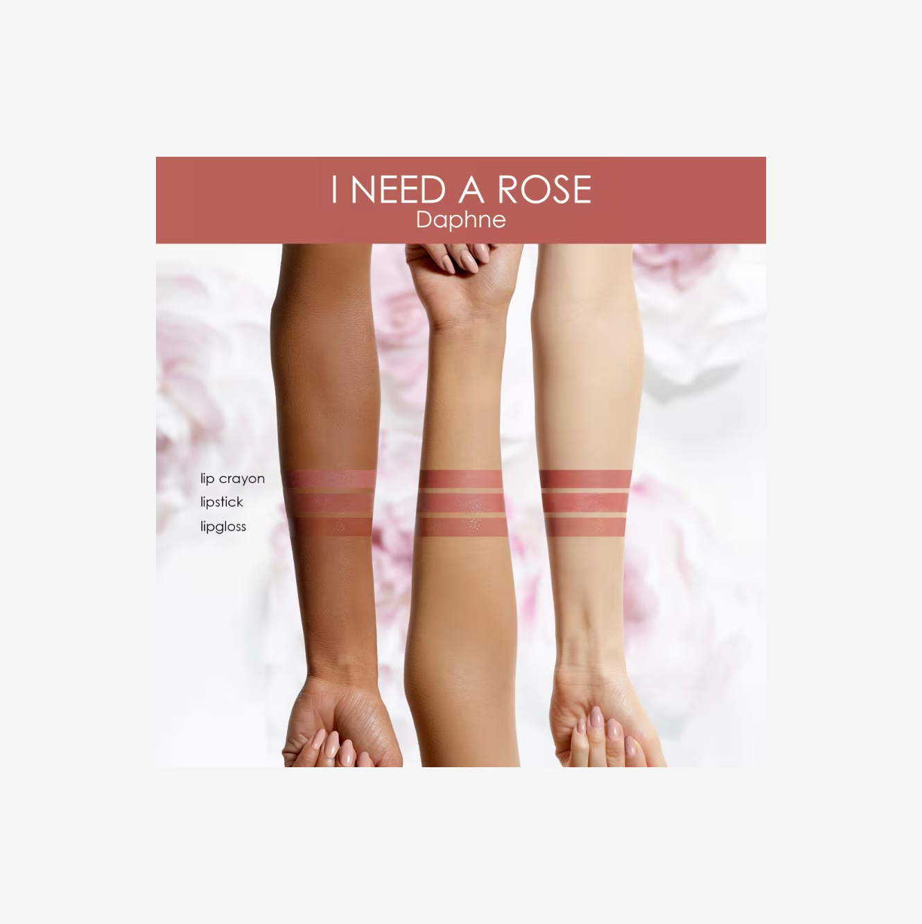 NATASHA DENONA I Need A Rose - Long Lasting Easy Glide Lip Pencil