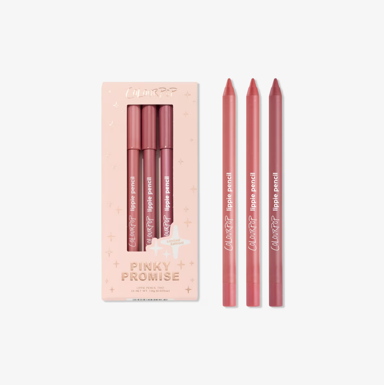 ColourPop Pinky Promise Lippie Pencil Trio