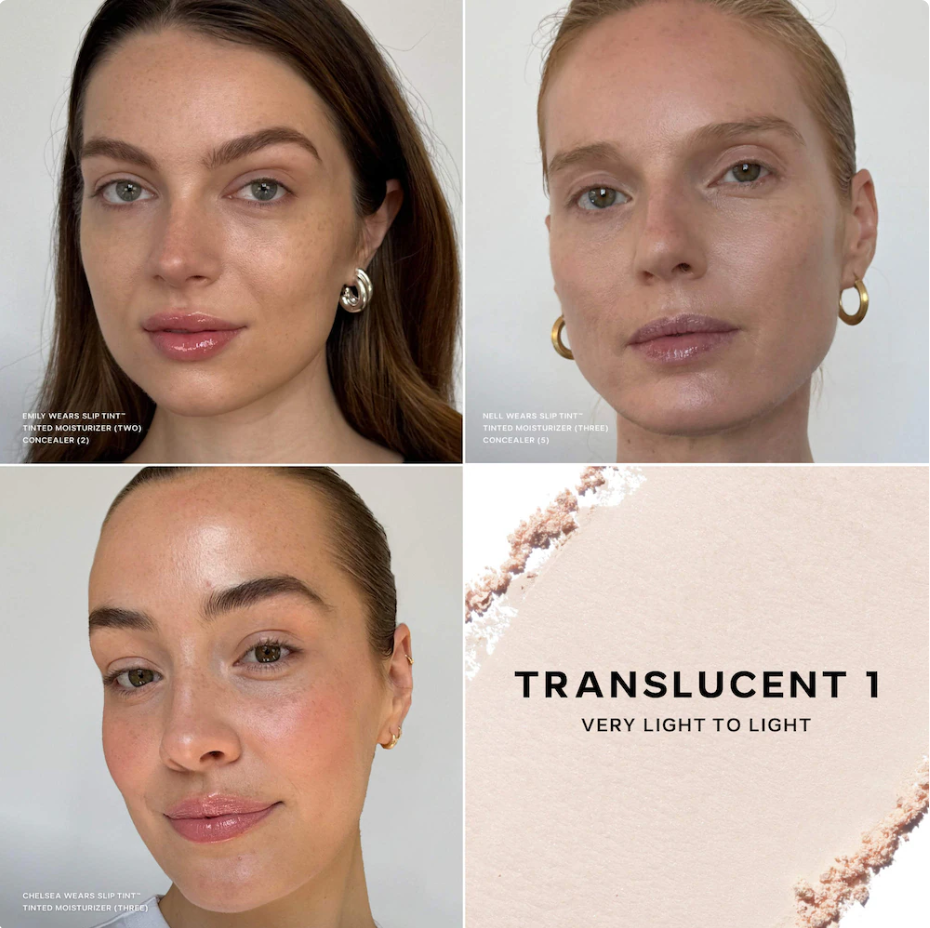 Saie Slip Tint™ — Polvo Compacto Horneado Invisible