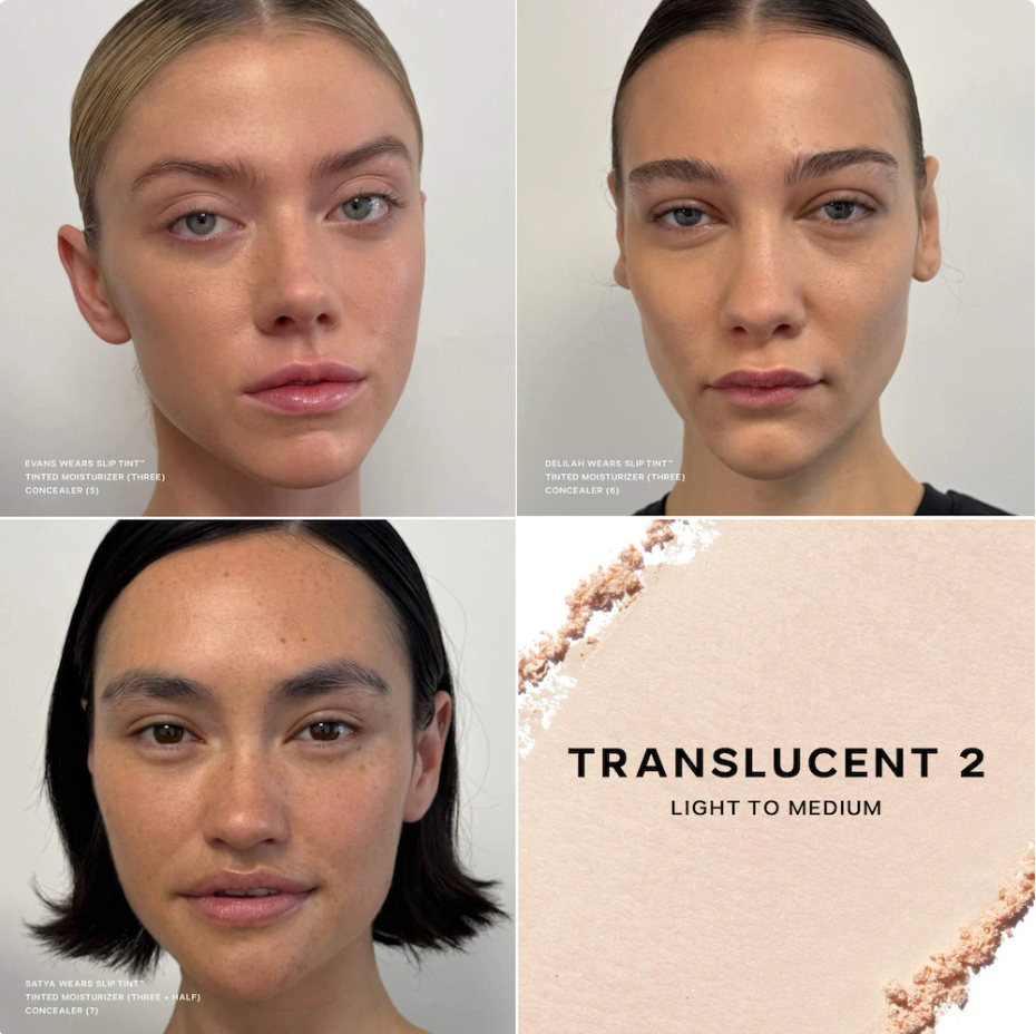 Saie Slip Tint™ — Polvo Compacto Horneado Invisible
