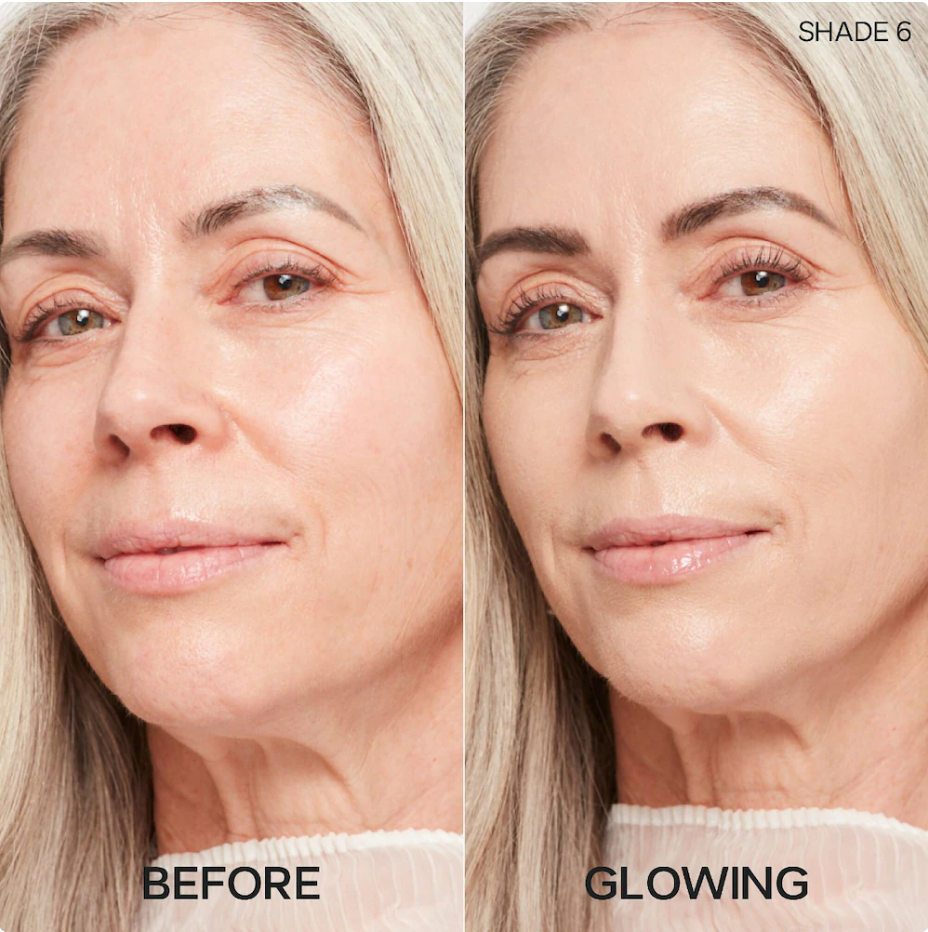 Saie Glowy Super Skin – Base ligera con ácido hialurónico