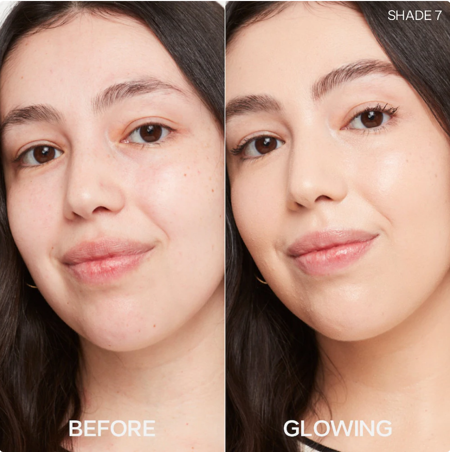 Saie Glowy Super Skin – Base ligera con ácido hialurónico
