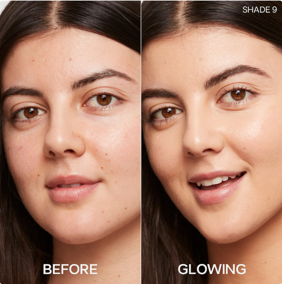 Saie Glowy Super Skin – Base ligera con ácido hialurónico